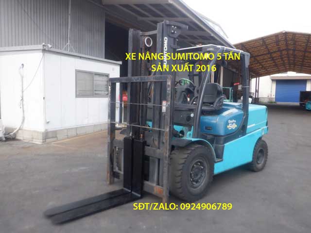 Hình ảnh thực tế xe nâng dầu 5 tấn Sumitomo tại Nhật